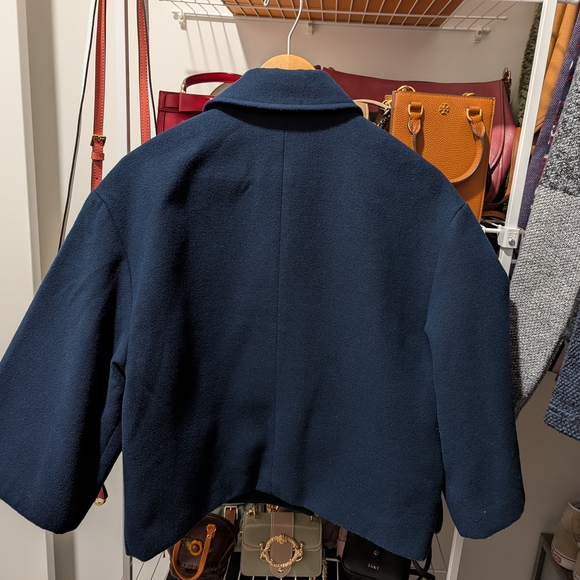 Jack by BB Dakota Women's Deep Blue Peacoat - Picture 2 of 2